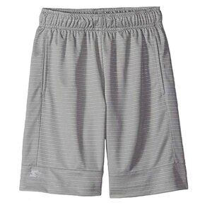 2X Starter Big Boys' 8" Dazzle Basketball Short Pockets Grey Size Small Total 2